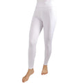 Blanc - Front - Hy - Collant d´équitation MELTON - Enfant