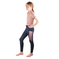 Bleu marine - Back - HyFASHION - Collant d´équitation ELEVATE MIZS - Fille