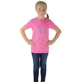 Rose azalée - Bleu rivière - Back - HyFASHION - T-shirt ZEDDY PLAYDATES - Fille