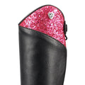 Noir - Rose - Back - HyLAND - Bottes d'équitation EREN - Enfant