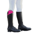 Noir - Rose - Side - HyLAND - Bottes d'équitation EREN - Enfant