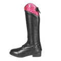 Noir - Rose - Front - HyLAND - Bottes d'équitation EREN - Enfant