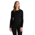 Noir - Side - Craghoppers - Haut thermique BASELAYER - Femme