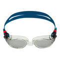 Transparent - Bleu pétrole - Fumée - Front - Aquasphere - Lunettes de natation KAIMAN A1 - Adulte