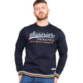 Bleu marine - Back - Duke - Sweat D555 MARLOW SUPERIOR TRACK & FIELD - Homme