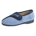 Bleu marine-Bleu - Back - Sleepers Gemma - Chaussons à scratch - Femme