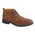 Marron - Front - Goor - Bottines en nubuck synthétique - Homme