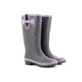 Violet- Bleu - Side - Stormwells - Bottes POLKA - Femmes