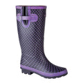 Violet- Bleu - Front - Stormwells - Bottes POLKA - Femmes