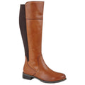 Marron clair - Front - Cipriata - Bottes hauteur genoux SILVIA - Femme