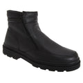 Noir - Front - Roamers - Bottines à doublure thermique - Homme