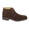 Marron foncé - Front - Roamers - Bottines Chukka - Homme