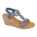 Bleu - Front - Cipriata - Sandales ORA - Femme