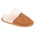 Brun clair - Front - Sleepers - Chaussons mules JEANIE - Femme