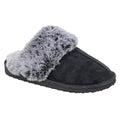 Noir - Front - Sleepers - Chaussons mules JEANIE - Femme