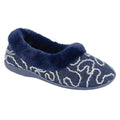 Bleu marine - Front - Sleepers - Chaussons DEETA - Femme