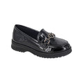 Noir - Front - Cipriata - Mocassins SINA - Fille