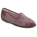 Rose - Front - Sleepers Nieta - Chaussons en velours - Femme