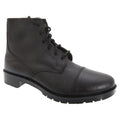 Noir - Front - Grafters - Bottines en cuir - Homme