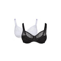 Noir - Blanc - Front - Gorgeous - Soutien-gorges - Femme