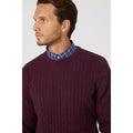 Bordeaux - Side - Maine - Sweat CABLE - Homme