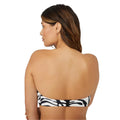 Noir - Blanc chiné - Side - Gorgeous - Haut de maillot de bain - Femme