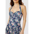 Bleu marine - Side - Debenhams - Maillot de bain 1 pièce - Femme