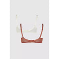 Marron clair - Blanc - Back - Gorgeous - Soutien-gorges - Femme