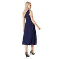 Bleu marine - Back - Principles - Robe mi-longue OCCASION - Femme