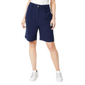 Bleu marine - Front - Principles - Short - Femme