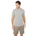 Gris chiné - Front - Maine - T-shirt - Homme