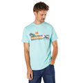 Turquoise vif - Front - Maine - T-shirt OCEAN PACIFIC - Homme