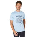 Bleu clair - Front - Maine - T-shirt EAST COAST - Homme