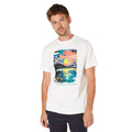 Blanc cassé - Front - Maine - T-shirt ADVENTURE IS CALLING - Homme