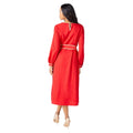 Rouge - Back - Principles - Robe mi-longue PREMIUM - Femme