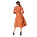 Marron - Back - Principles - Robe mi-longue - Femme