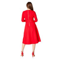 Rouge - Back - Principles - Robe mi-longue - Femme