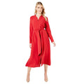 Rouge - Front - Principles - Robe chemisier - Femme