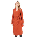 Rouille - Front - Principles - Robe portefeuille - Femme