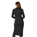 Noir - Back - Principles - Robe mi-longue - Femme