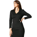 Noir - Side - Principles - Robe mi-longue - Femme