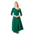 Vert - Side - Principles - Robe mi-longue - Femme