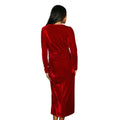 Rouge - Back - Principles - Robe mi-longue - Femme