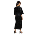 Noir - Back - Principles - Robe mi-longue - Femme