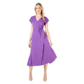 Violet - Front - Principles - Robe portefeuille - Femme