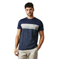 Bleu marine - Front - Maine - T-shirt DETROIT - Homme