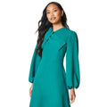 Vert - Side - Principles - Robe mi-longue - Femme