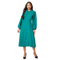 Vert - Front - Principles - Robe mi-longue - Femme