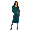 Vert - Side - Principles - Robe mi-longue - Femme