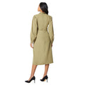 Olive - Back - Principles - Robe mi-longue VALERIE - Femme